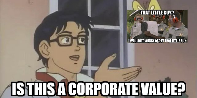 Corporate values as memes